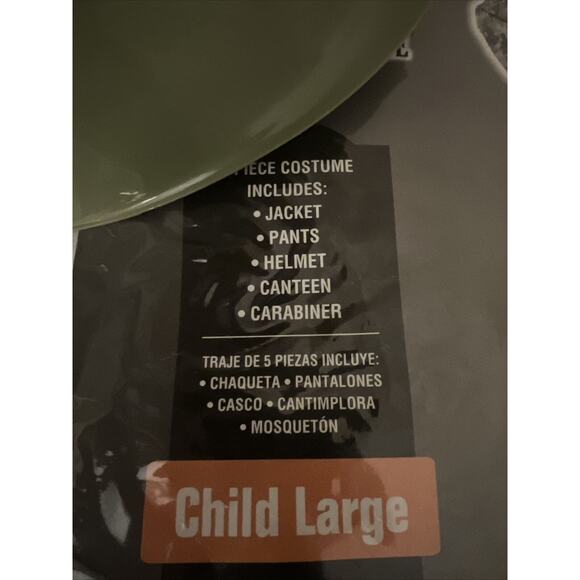 Combat Soldier Boys Halloween Costume CHILD Large 12-14, 5pc: Jacket, Pant, … - Picture 2 of 16